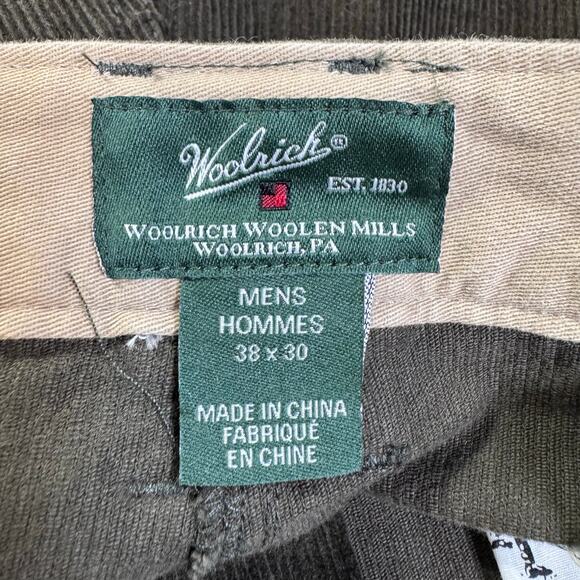 NWT Woolrich Homestead Corduroy Pant Men's size 38x30 Cotton Blend Casual Grunge - Picture 9 of 11